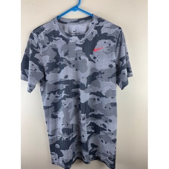 Nike Size S Mens T Shirt Multi Color Short Sleeve Round Neck - Picture 1 of 3